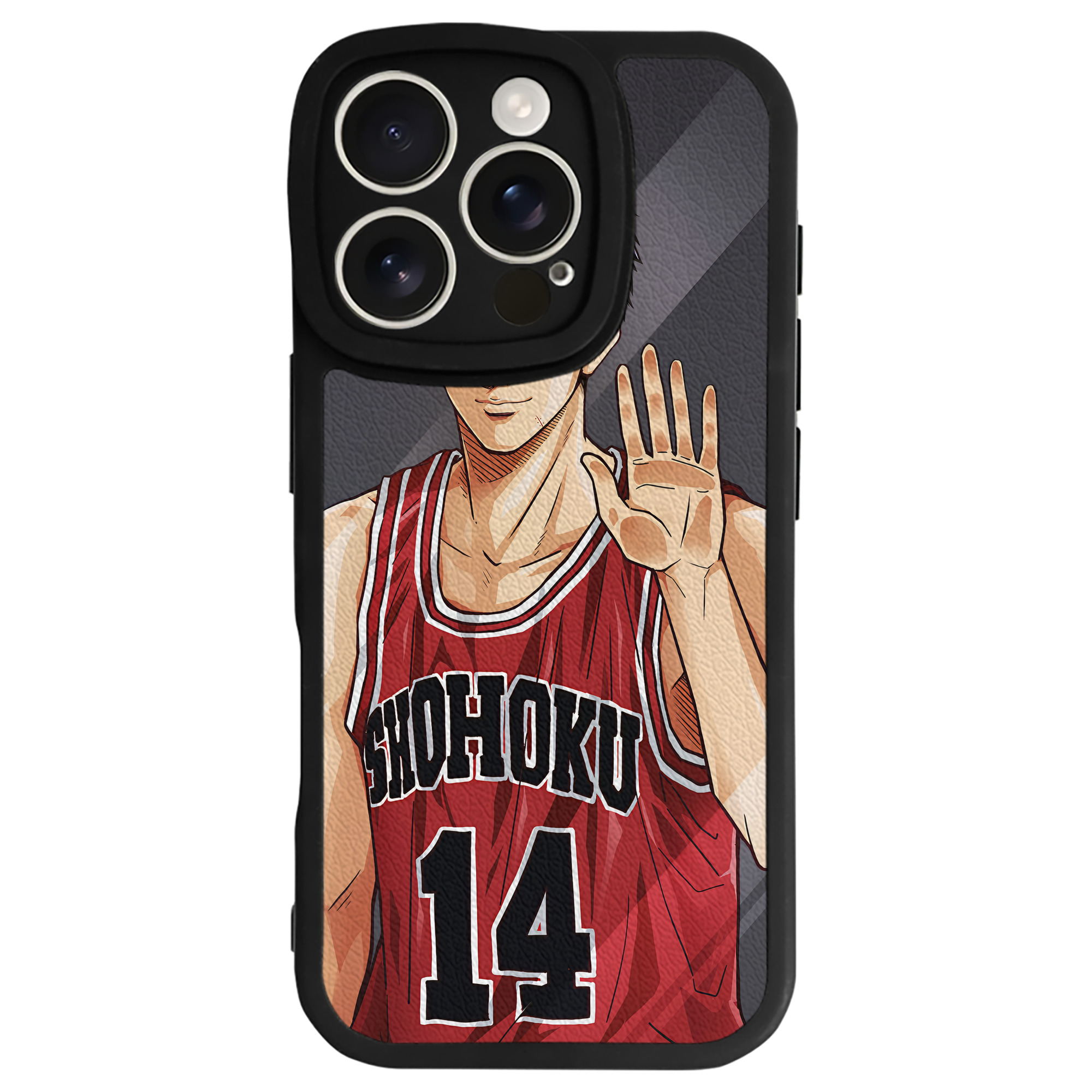 （画像用） SLAM DUNK／スラムダンク 【iPhone 16シリーズ対応】シリコンスマホケース（レザー調） 材質：シリコン